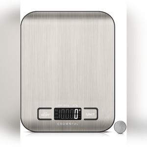 11lb Digital Kitchen Scales Weight Ounces and Grams for Cooking and Baking